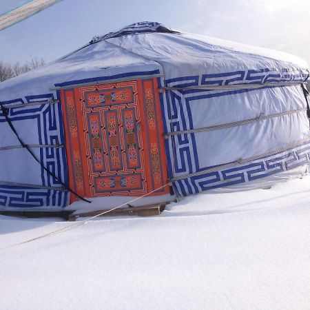 Yourte Mongole Saint-Léger-sur-Dheune Exteriör bild